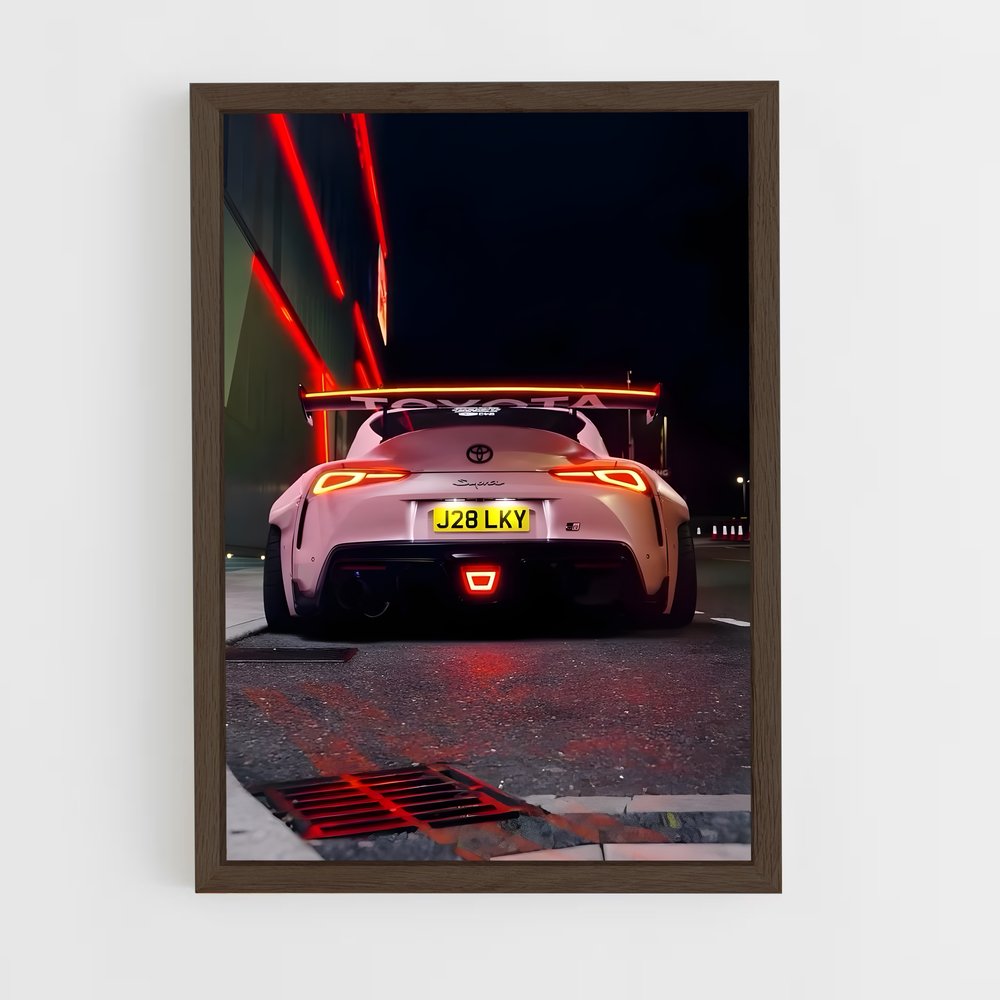 Poster A90 Night Drive – affiche Toyota (vue 5)